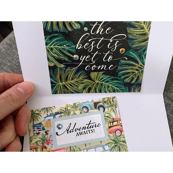 Tropical Oasis 8 Card Set / Limited Quantity Made / All Occasion Cards / - Picture 10 of 10